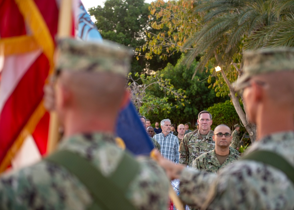 CLDJ and CJTF-HOA Seabees celebrate U.S. Navy Seabees 77th birthday