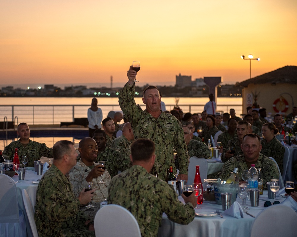 CLDJ and CJTF-HOA Seabees celebrate U.S. Navy Seabees 77th birthday