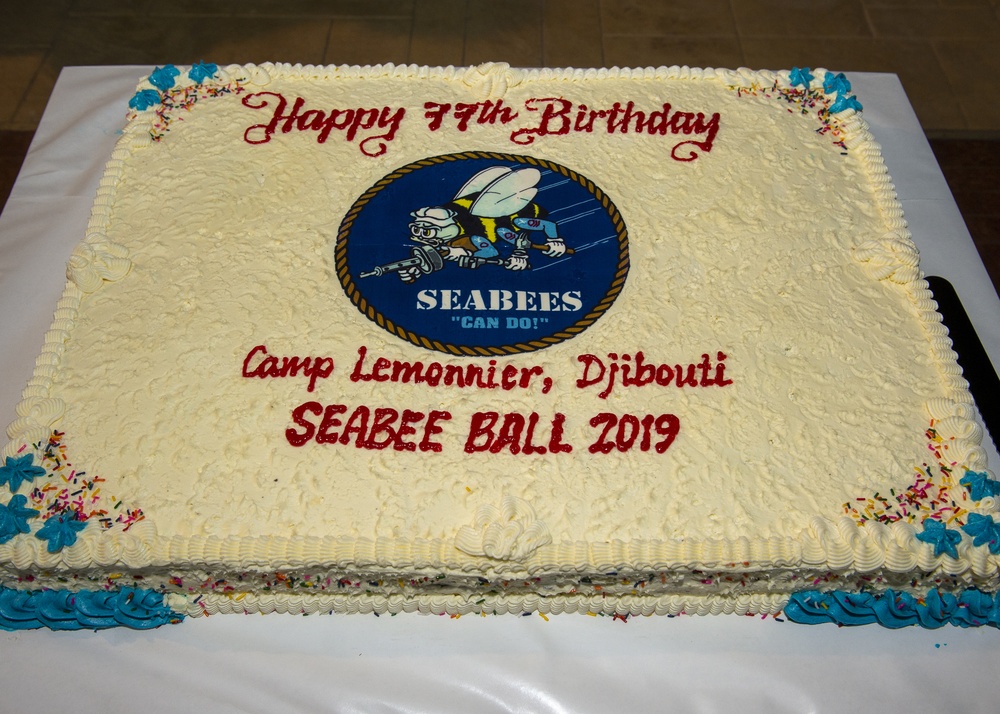 CLDJ and CJTF-HOA Seabees celebrate U.S. Navy Seabees 77th birthday