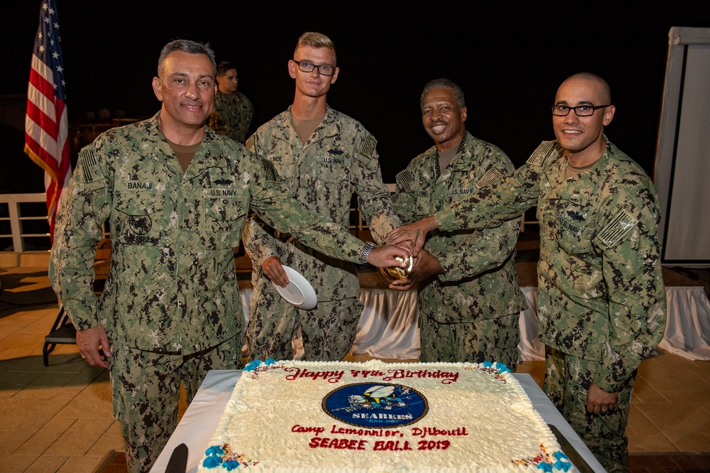DVIDS Images CLDJ and CJTFHOA Seabees celebrate U.S. Navy Seabees
