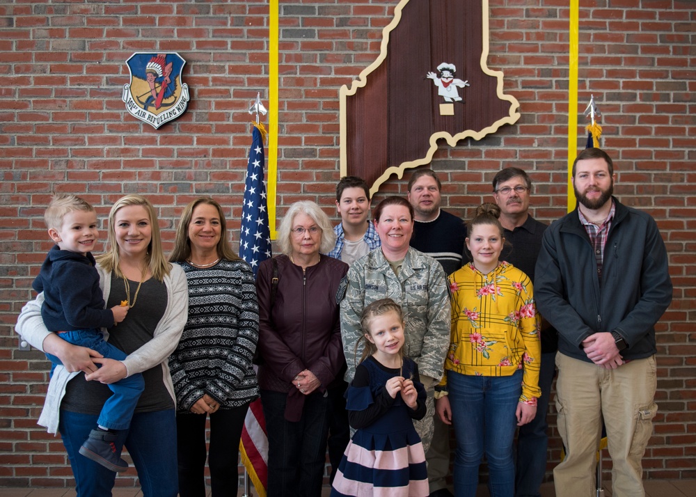 Senior Master Sgt. Heather Johnson Promotion