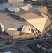 CBP AS350 A-Star conducts flyover of Mercedes-Benz Stadium prior to Super Bowl LIII