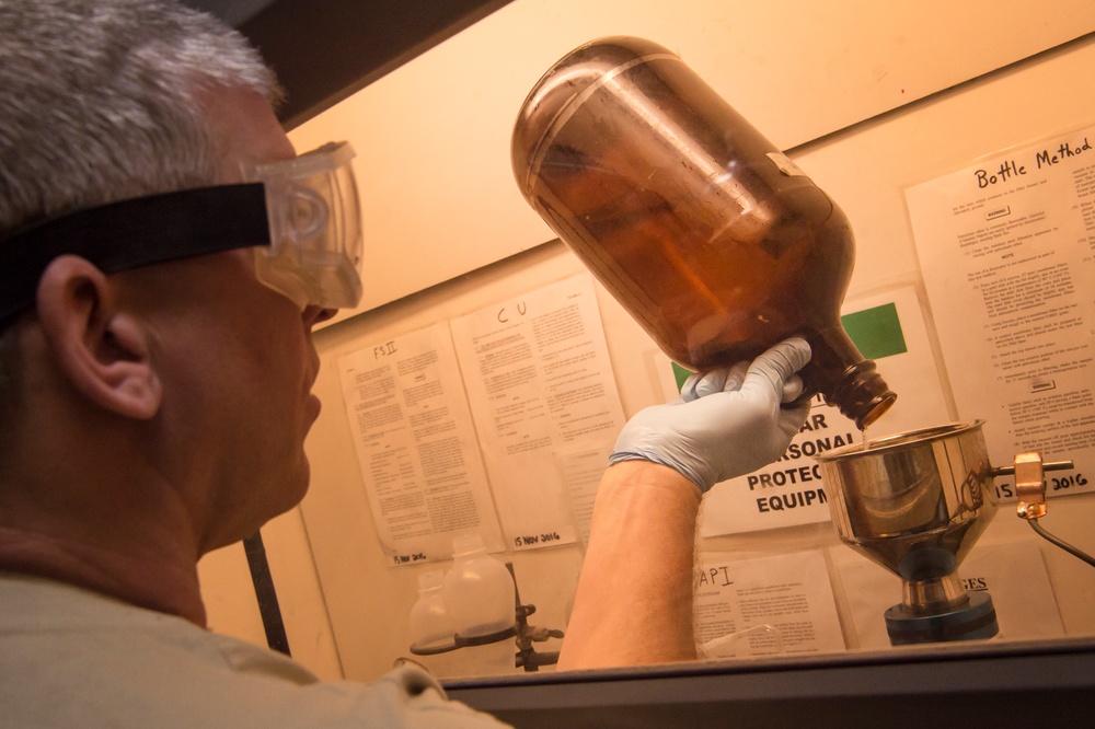 Fuels lab keeps AUAB combat ready