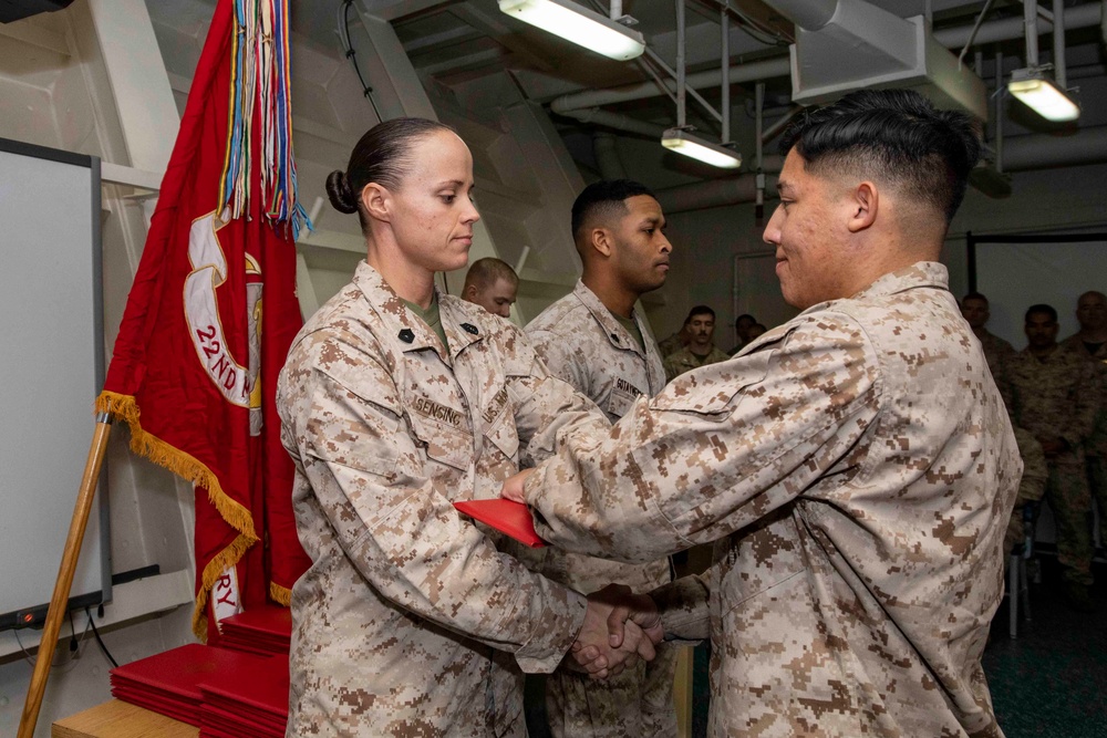 Corporals Course Graduation class 2-19