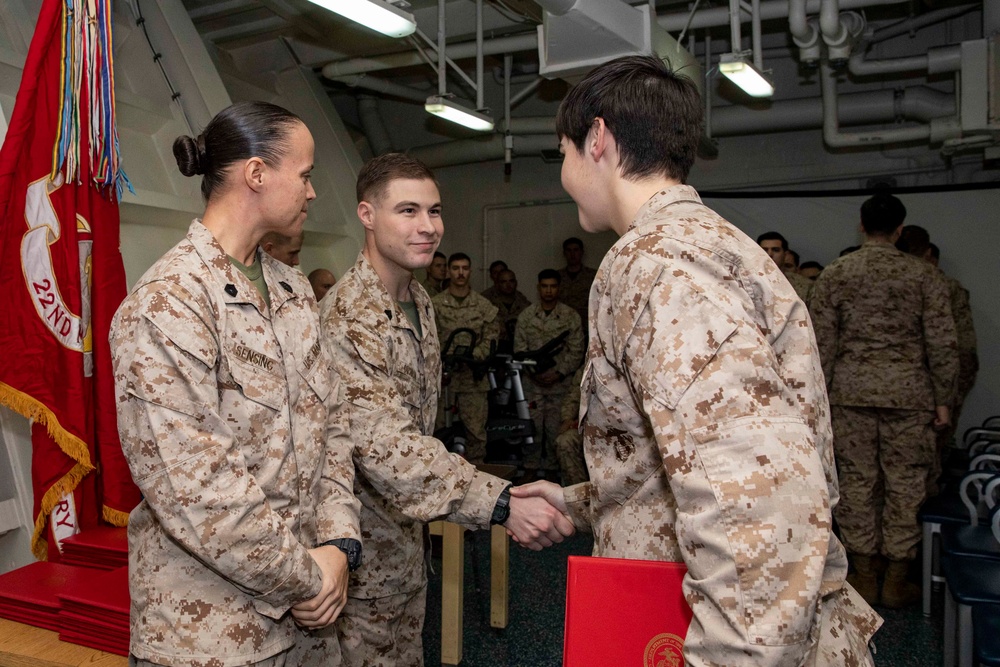 Corporals Course Graduation class 2-19