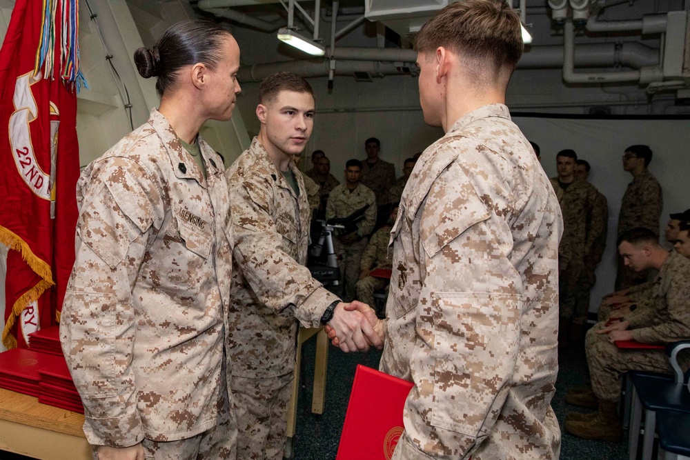 Corporals Course Graduation class 2-19