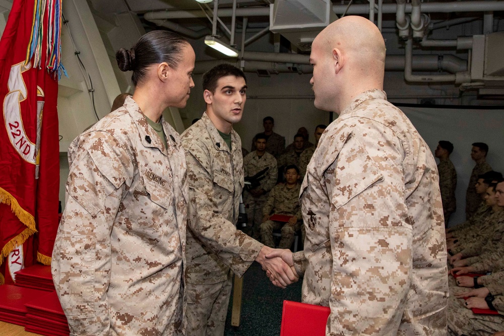 Corporals Course Graduation class 2-19