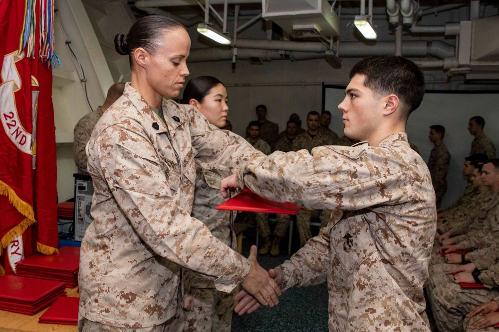 Corporals Course Graduation class 2-19