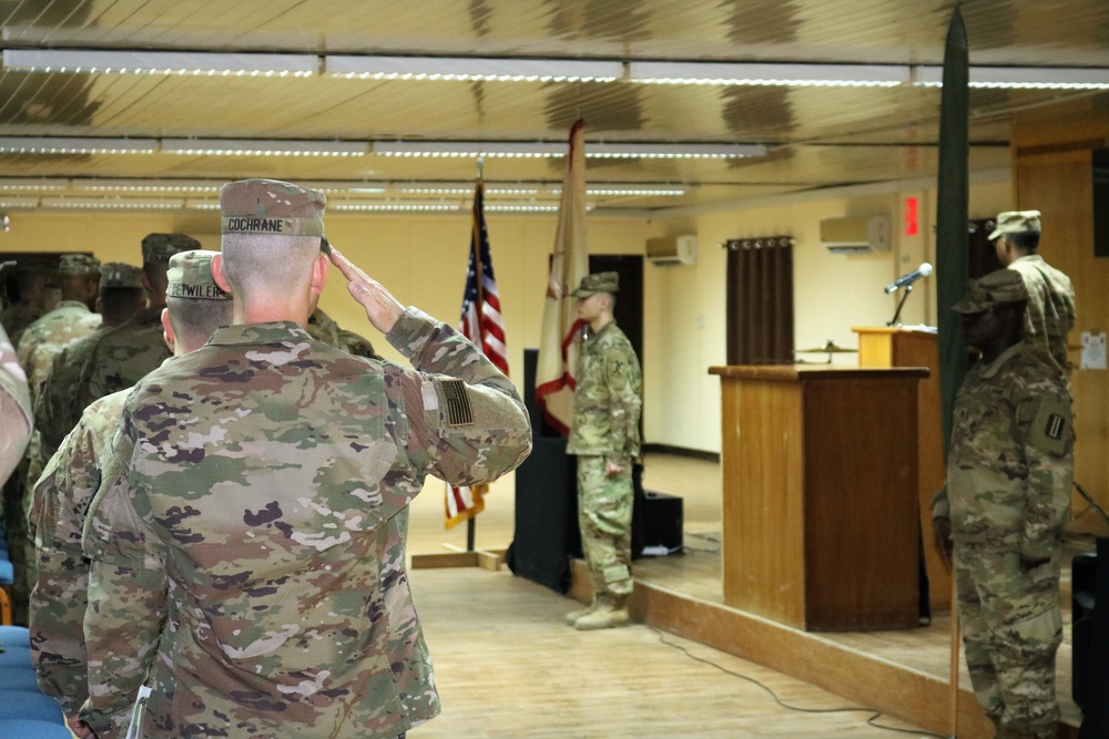 Task Force Cavalier assumes Command of Sustainment Support Mission