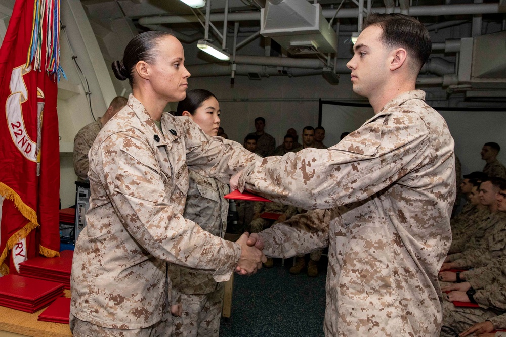 Corporals Course Graduation class 2-19