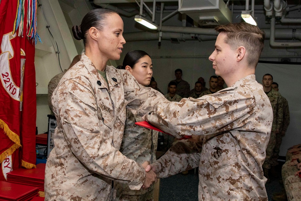 Corporals Course Graduation class 2-19