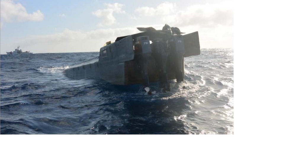 Coast Guard Cutter Alert boarding team interdicts low-profile go-fast vessel suspected of smuggling illicit narcotics