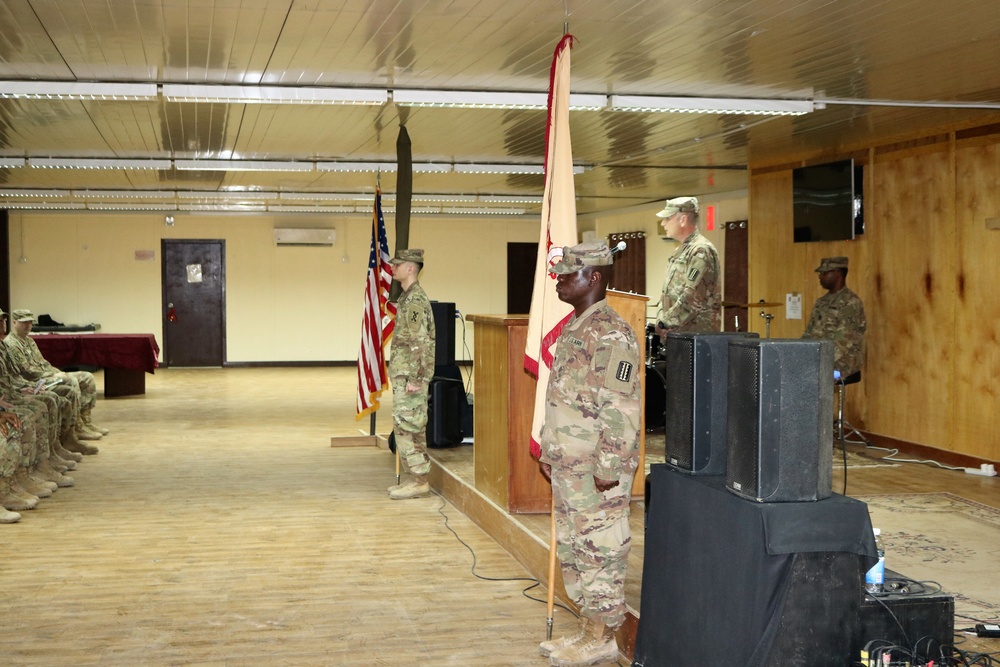 Task Force Cavalier assumes Command of Sustainment Support Mission