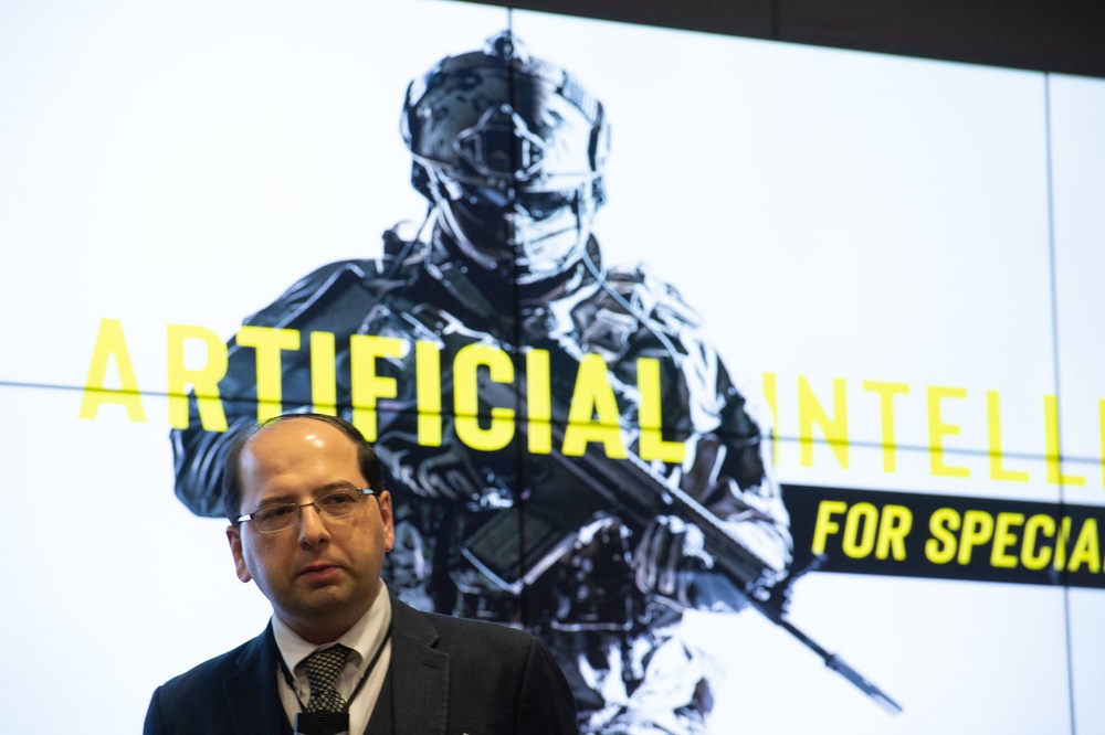 Amir Husain delivers speech at USSOCOM