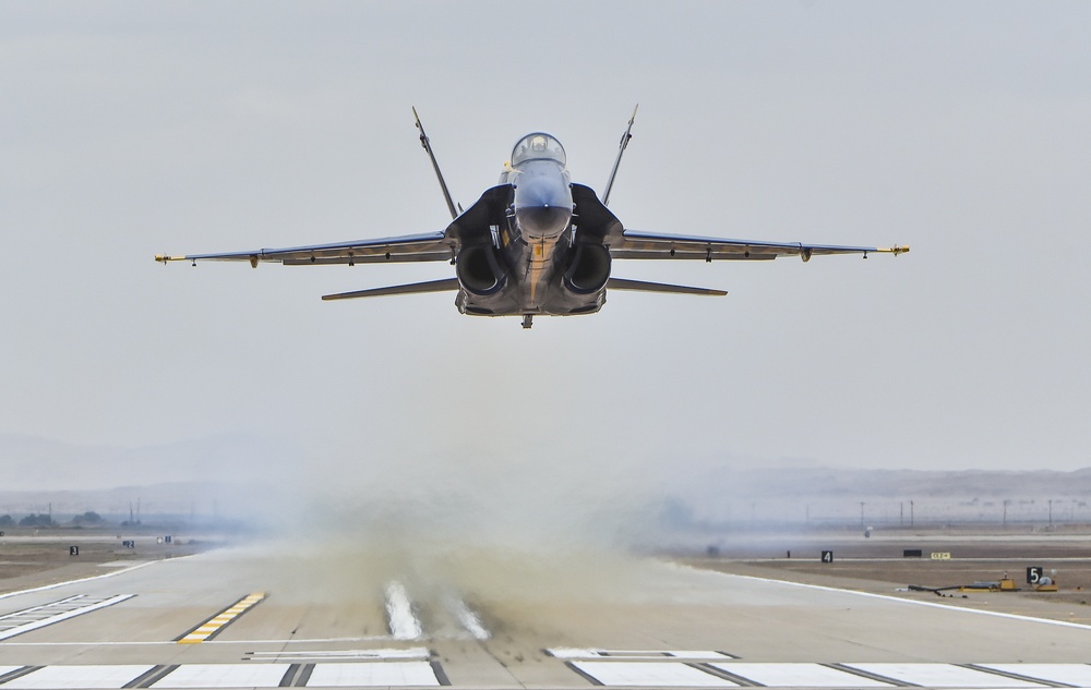 Blue Angels Practice Over NAF El Centro