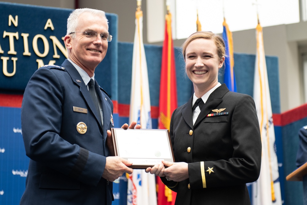 VCJCS at Joint USAF/USN Winging Ceremony