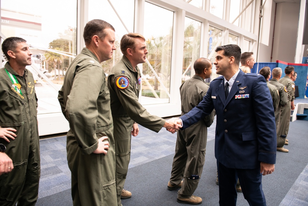 VCJCS at Joint USAF/USN Winging Ceremony