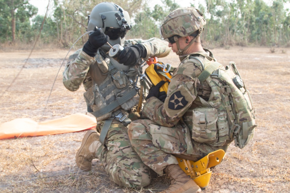 U.S. Soldiers conduct air assault mission in Thailand