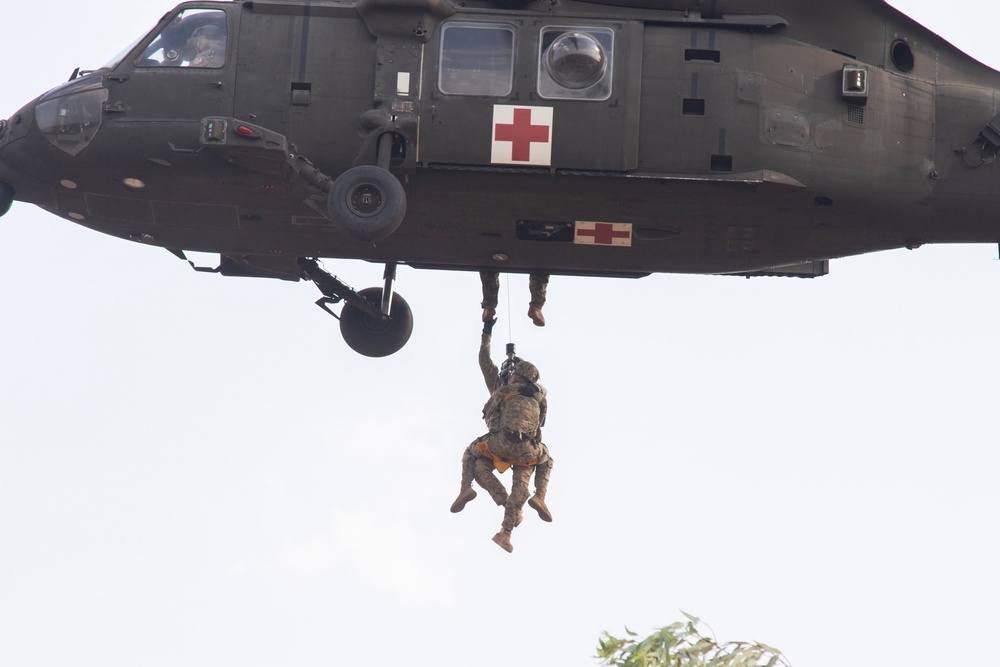 U.S. Soldiers conduct air assault mission in Thailand