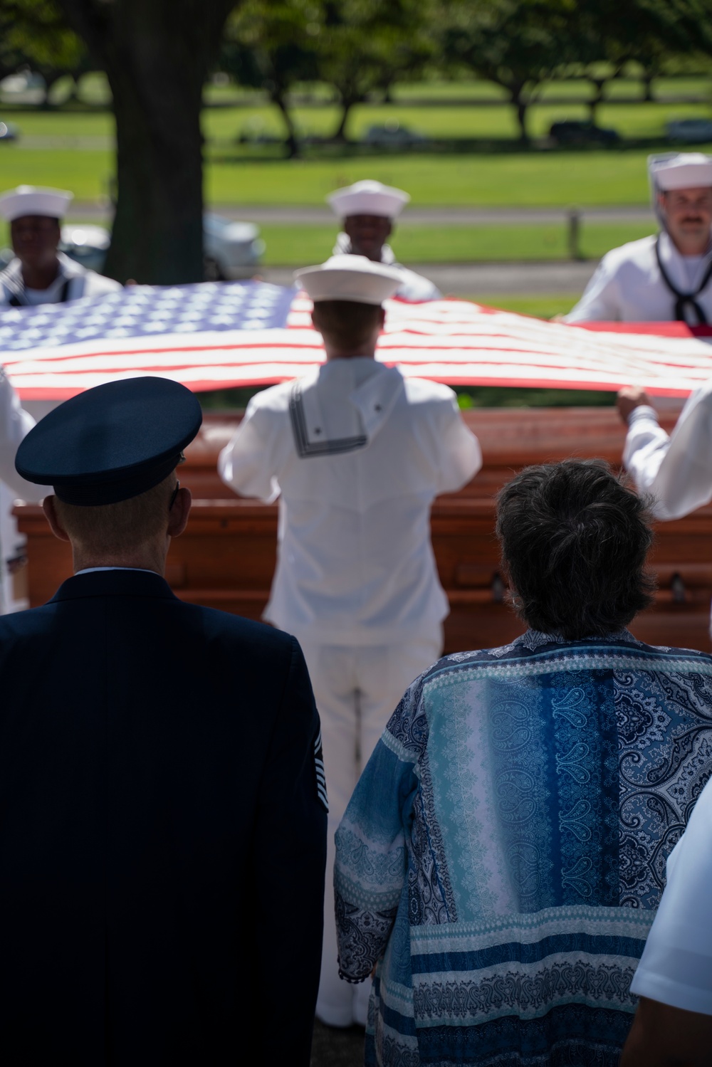 USS Oklahoma Funeral - EM3c Harris
