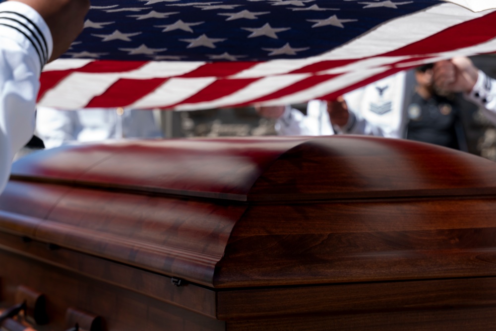 USS Oklahoma Funeral - EM3c Harris