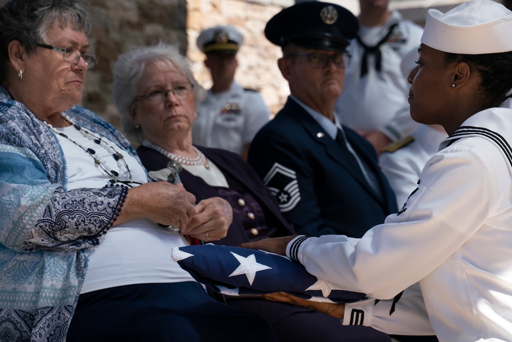 USS Oklahoma Funeral - EM3c Harris