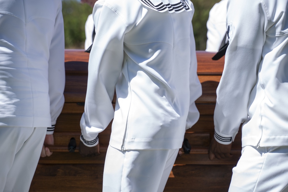 USS Oklahoma Funeral - EM3c Harris
