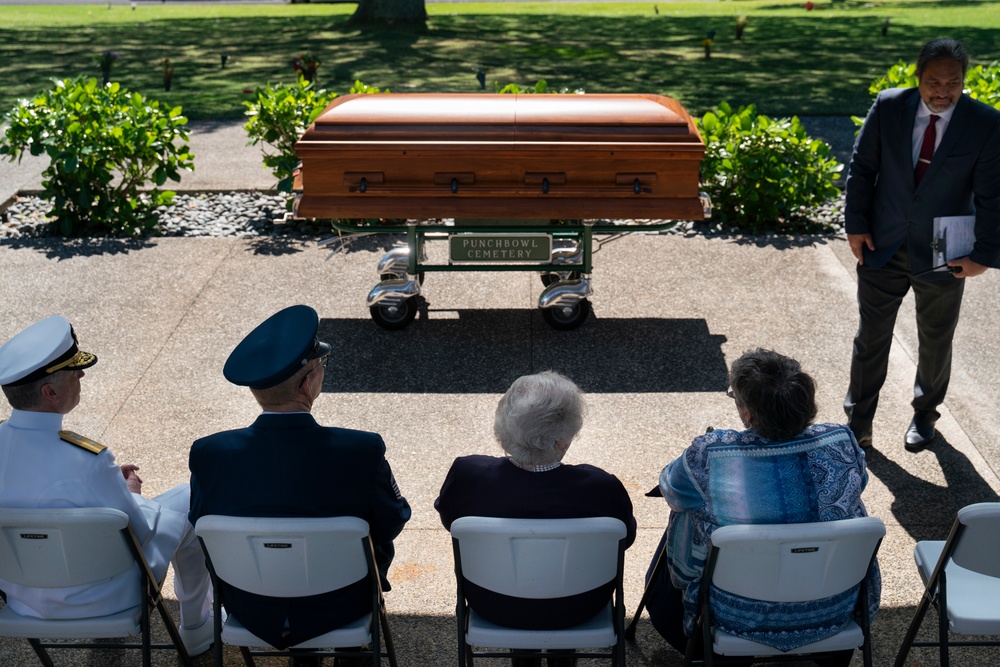 USS Oklahoma Funeral - EM3c Harris