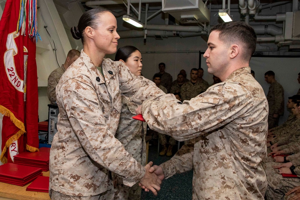 Corporals Course Graduation class 2-19