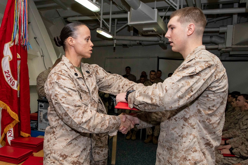 Corporals Course Graduation class 2-19