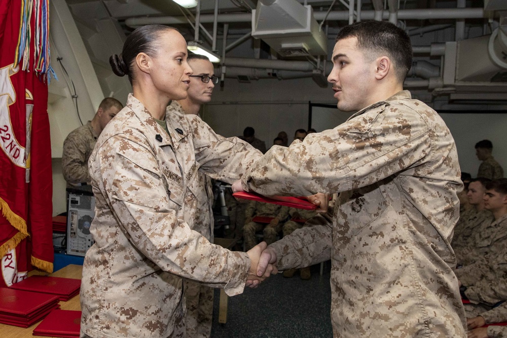 Corporals Course Graduation class 2-19