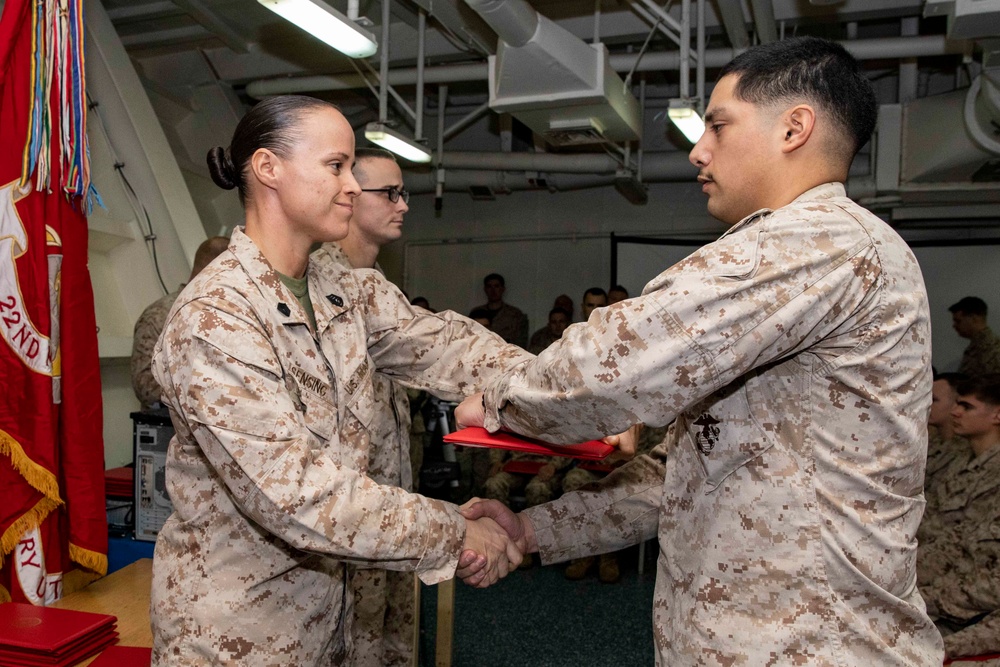 Corporals Course Graduation class 2-19