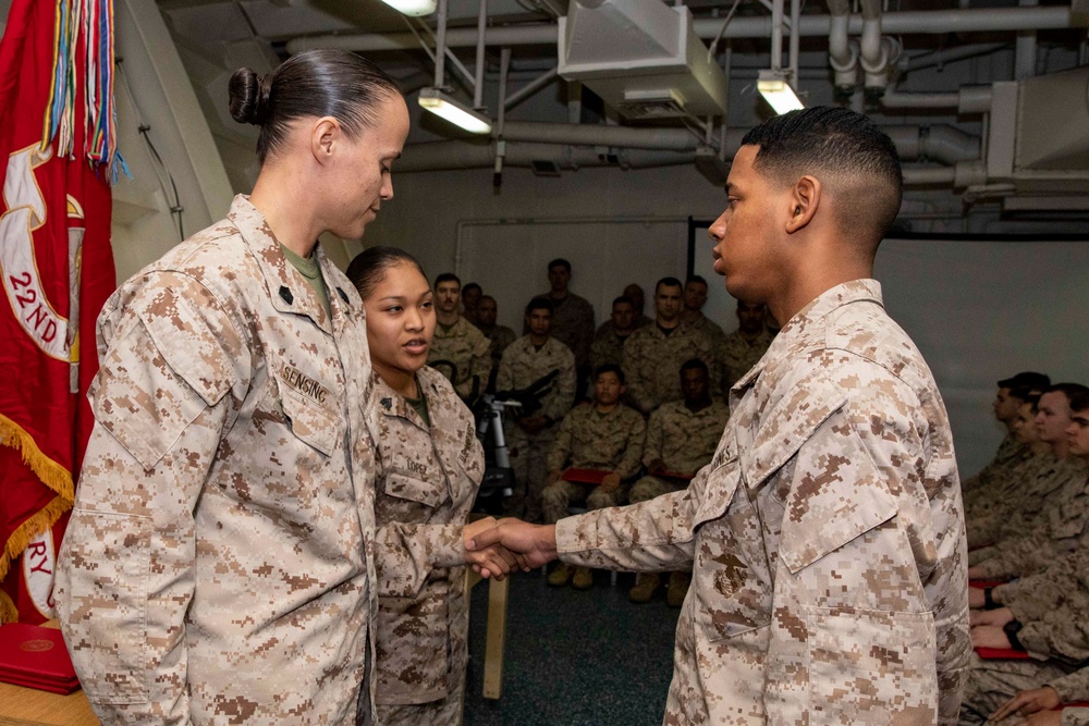 Corporals Course Graduation class 2-19