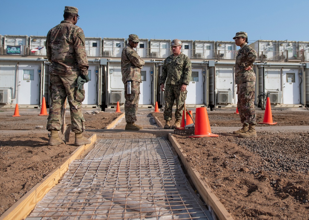 U.S. Navy Seabees, U.S. Army Engineers work together during transition