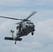 An MH-60S Sea Hawk apporaches the flight deck