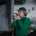 U.S. Sailor conducts inspection