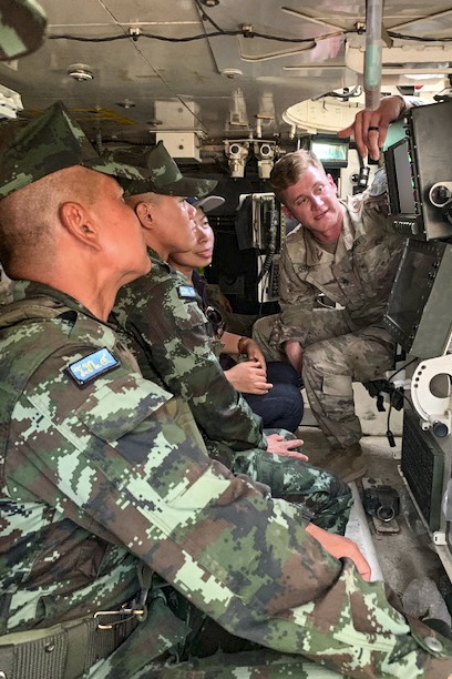 U.S., Thai soldiers exchange knowledge on equipment, tactics