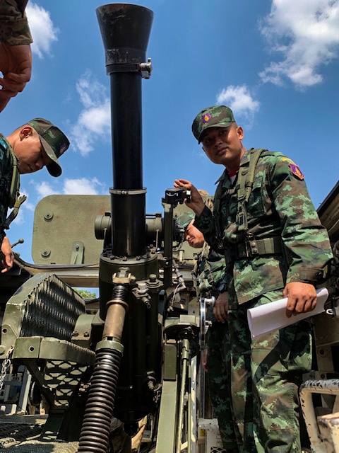 U.S., Thai soldiers exchange knowledge on equipment, tactics