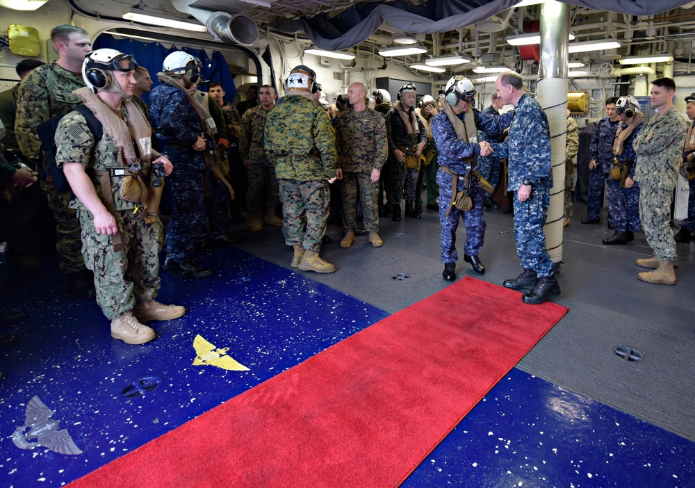 USS WASP (LHD 1) OPERATIONS AT SEA