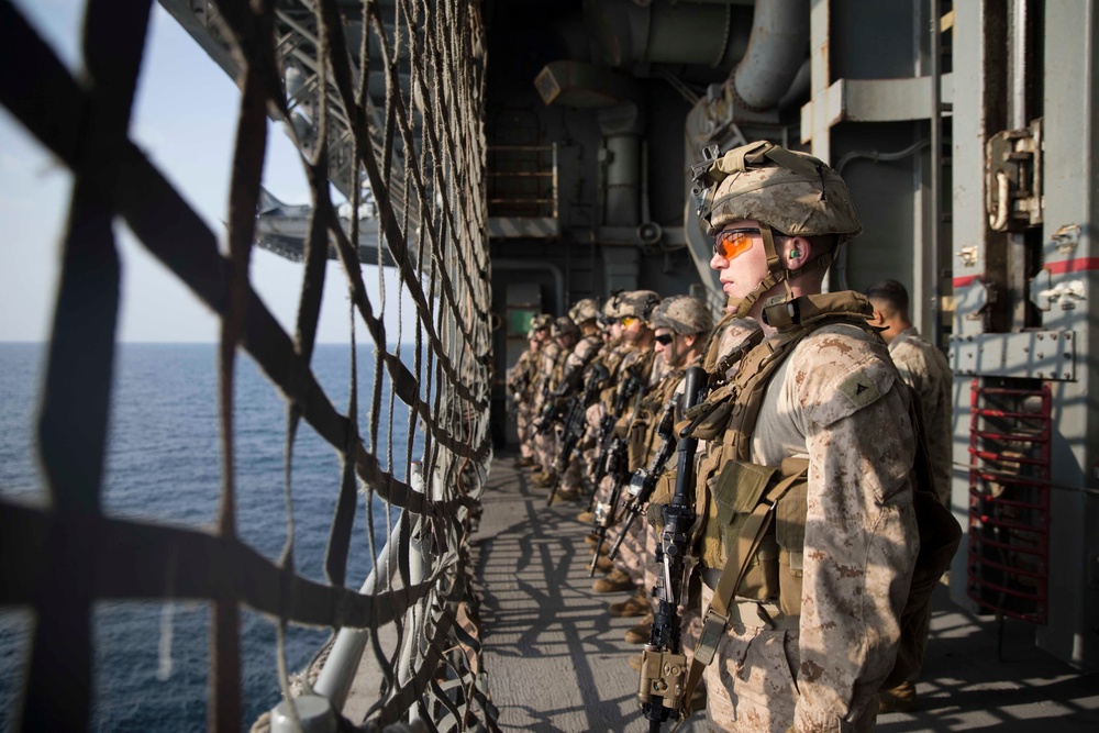 USS Kearsarge Trap Training