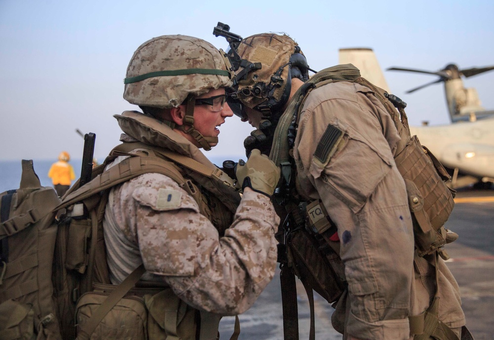USS Kearsarge Trap Training