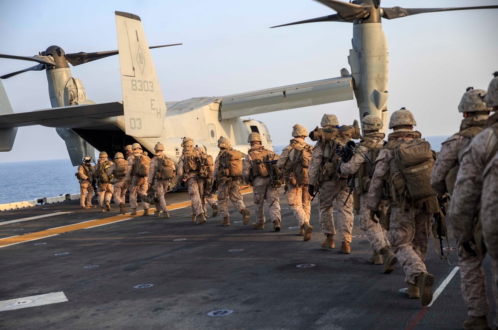USS Kearsarge Trap Training