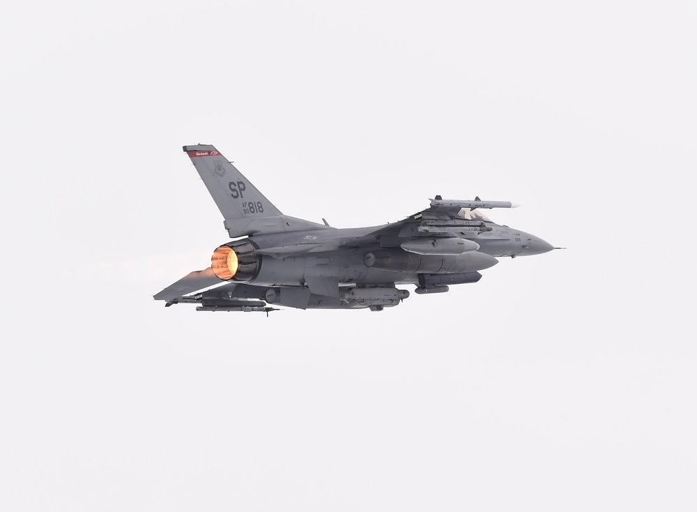 480th Fighter Squadron F-16 Departure to Portugal