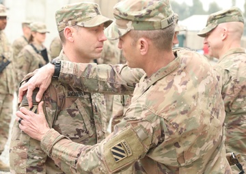 "Volunteers" patching ceremony
