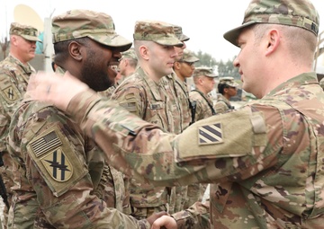 "Volunteers" patching ceremony