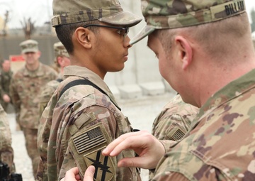 "Volunteers" patching ceremony