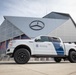 OFO unit stands guard outside the Mercedes-Benz Stadium