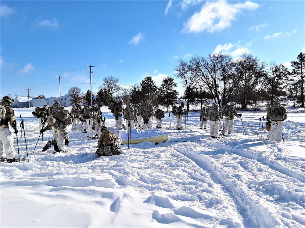 Cold-Weather Operations Course students prepare for training at Fort McCoy