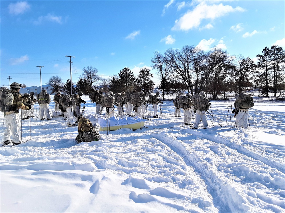 Cold-Weather Operations Course students prepare for training at Fort McCoy