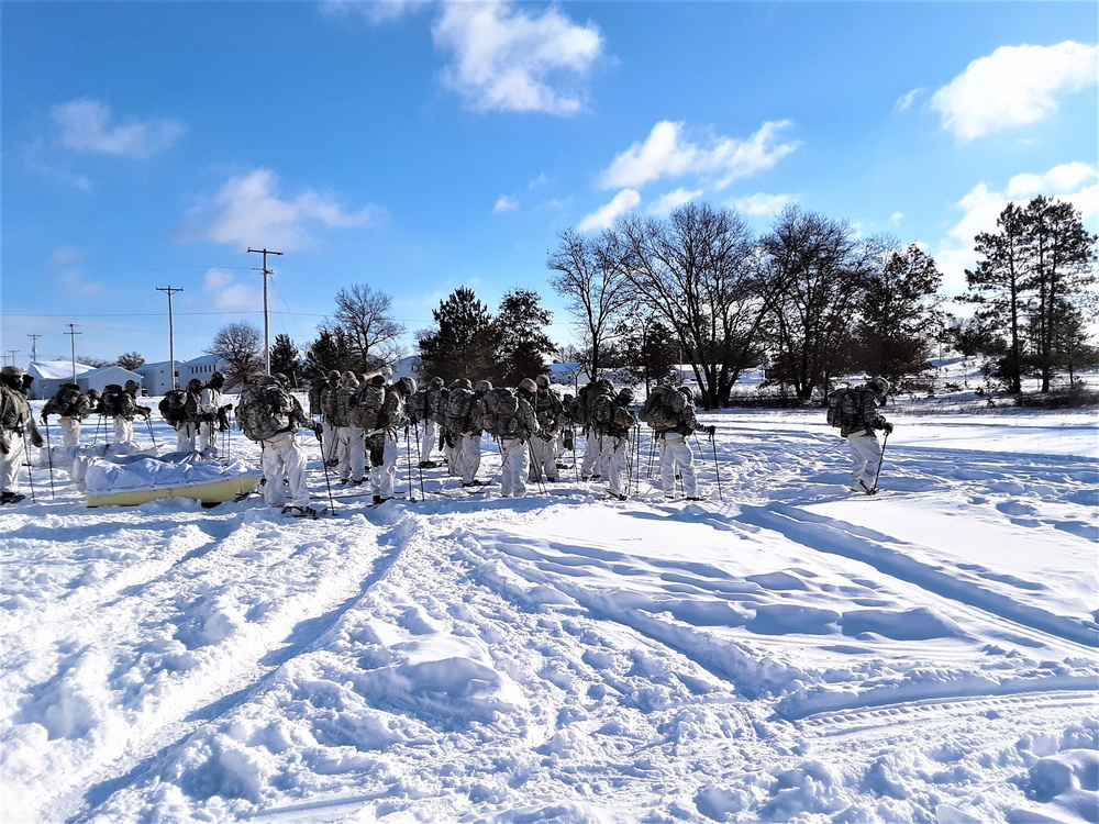 Cold-Weather Operations Course students prepare for training at Fort McCoy